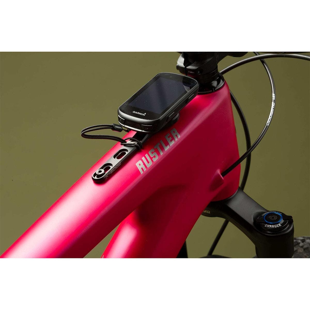 Stelbeslag K-EDGE TOP TUBE MOUNT til GPS WAHOO Sort