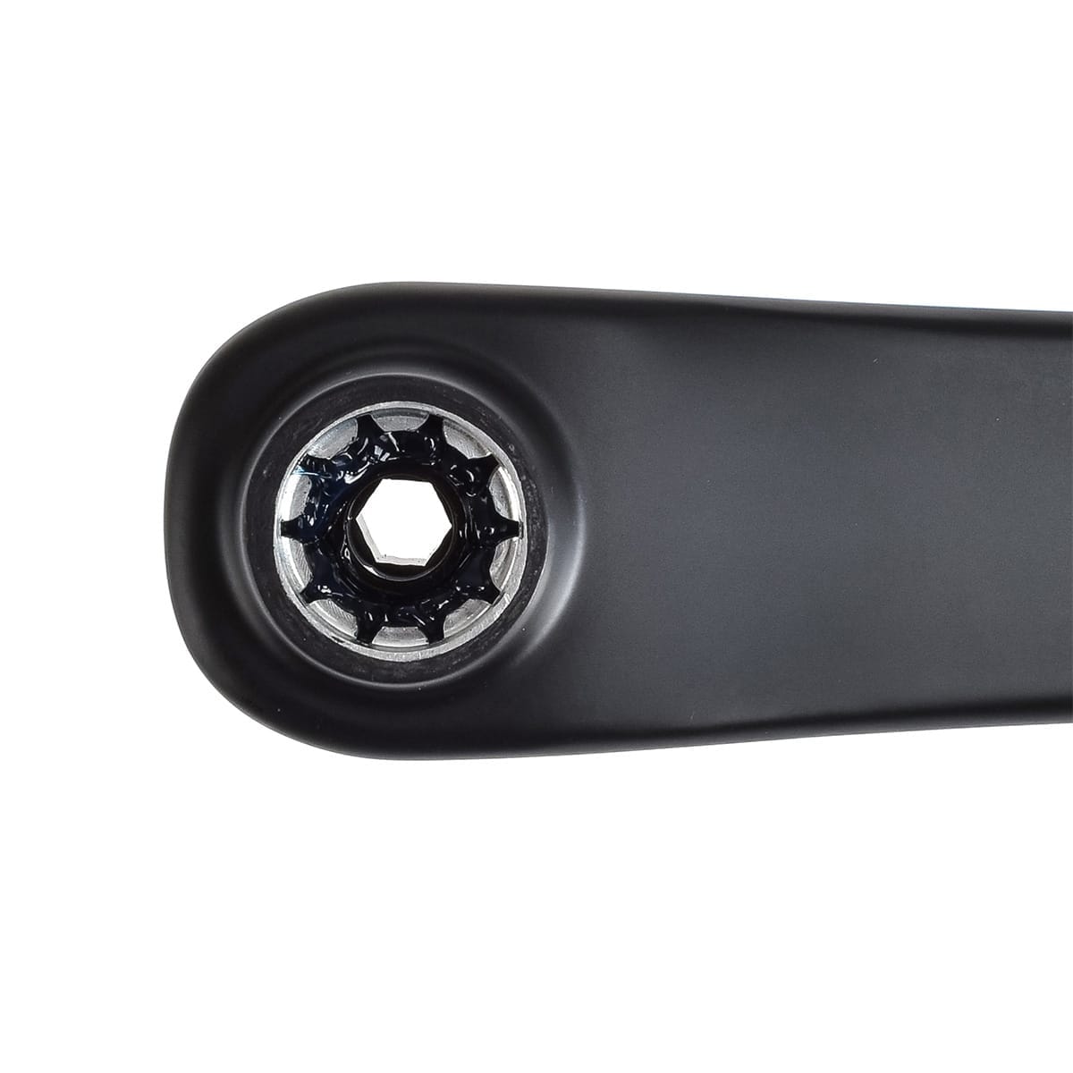 Kulfiber krankarme til elektrisk MTB PRAXIS Yamaha/Bosch motor sort