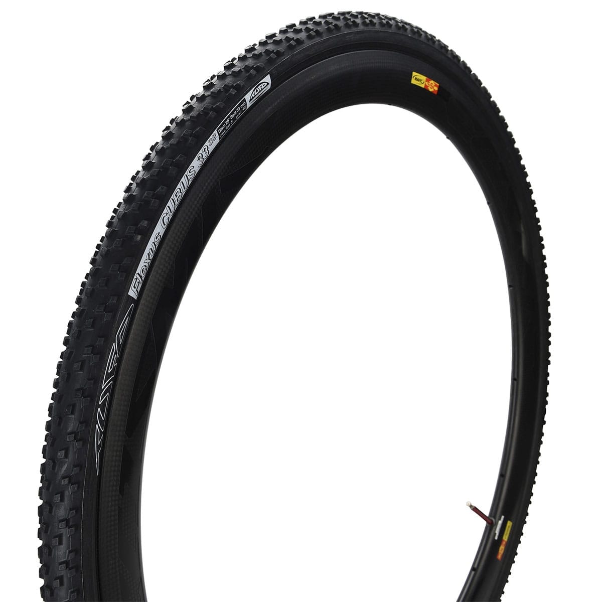 Cyclocross tubulardæk TUFO FLEXUS CUBUS 33 SG 33 mm Sort