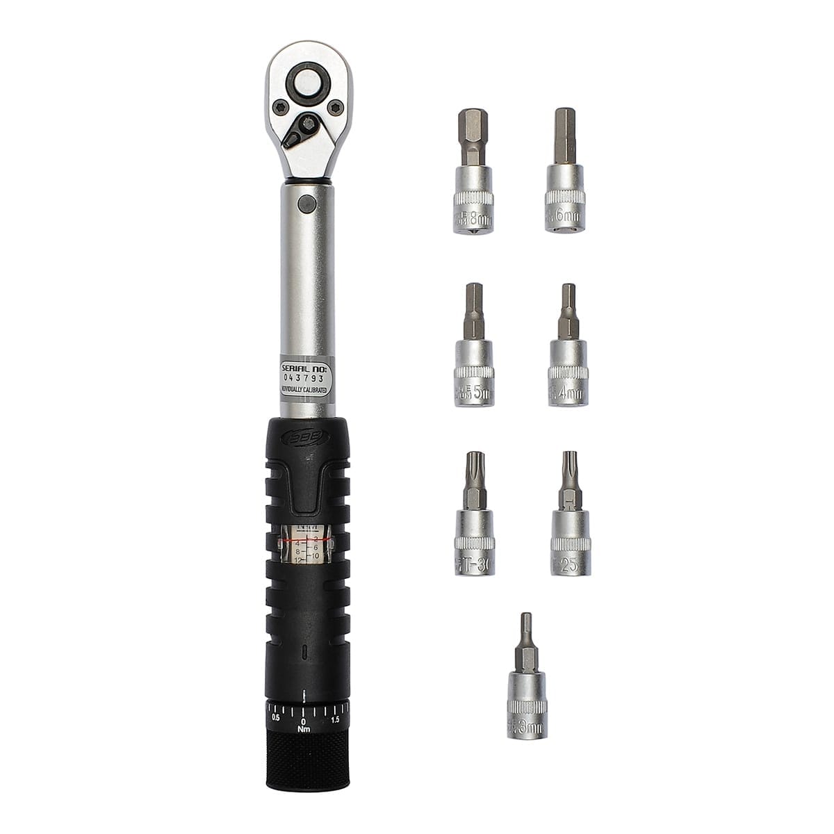 BBB TORQUESET Torque Wrench 7 Bits (2-14 Nm)