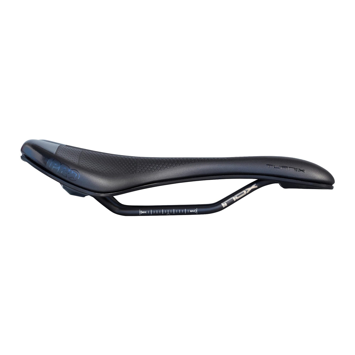 PRO TURNIX GEL Saddle 142mm Stainless Steel Rails Black