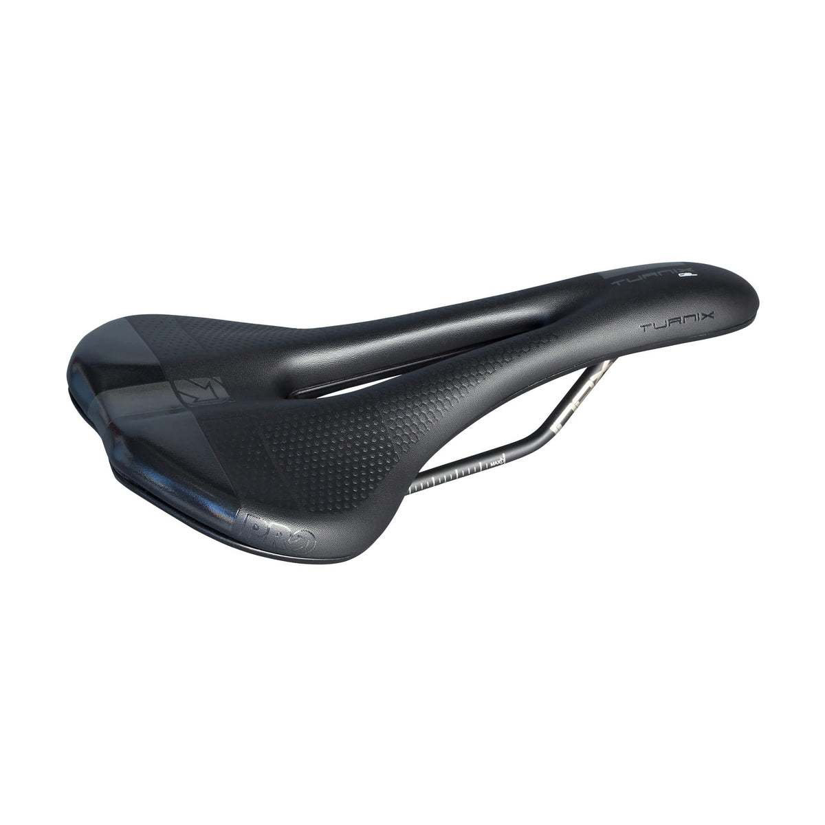 PRO TURNIX GEL Saddle 142mm Stainless Steel Rails Black