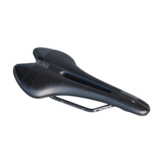 PRO FALCON GEL 142mm Stainless Steel Rails Saddle Black