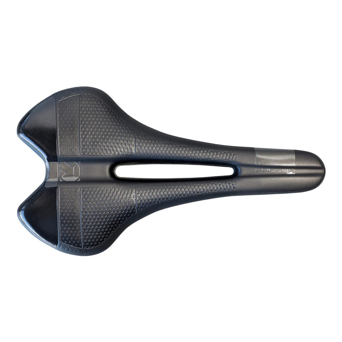 Sadel PRO FALCON GEL 142mm Rustfri stålskinne Sort