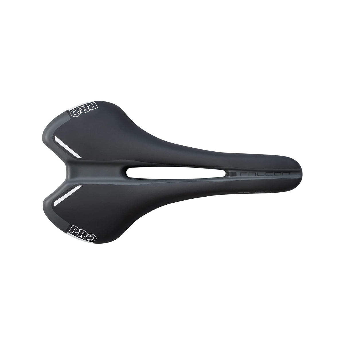 Sadel PRO FALCON 152mm Crmo-skinne Sort