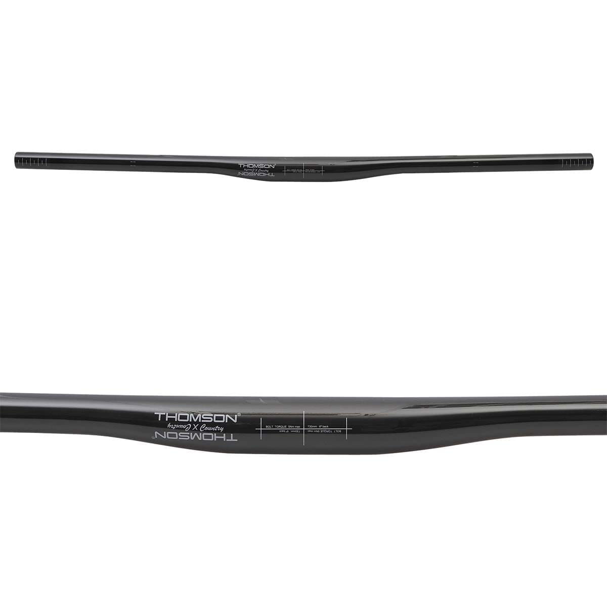 Τιμόνι THOMSON MTB Ανθρακονήματος Rise 5mm