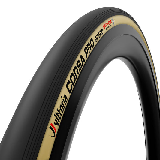 VITTORIA CORSA PRO SPEED Graphene G2.0 700c Tubeless Ready Folding Tyre Beige