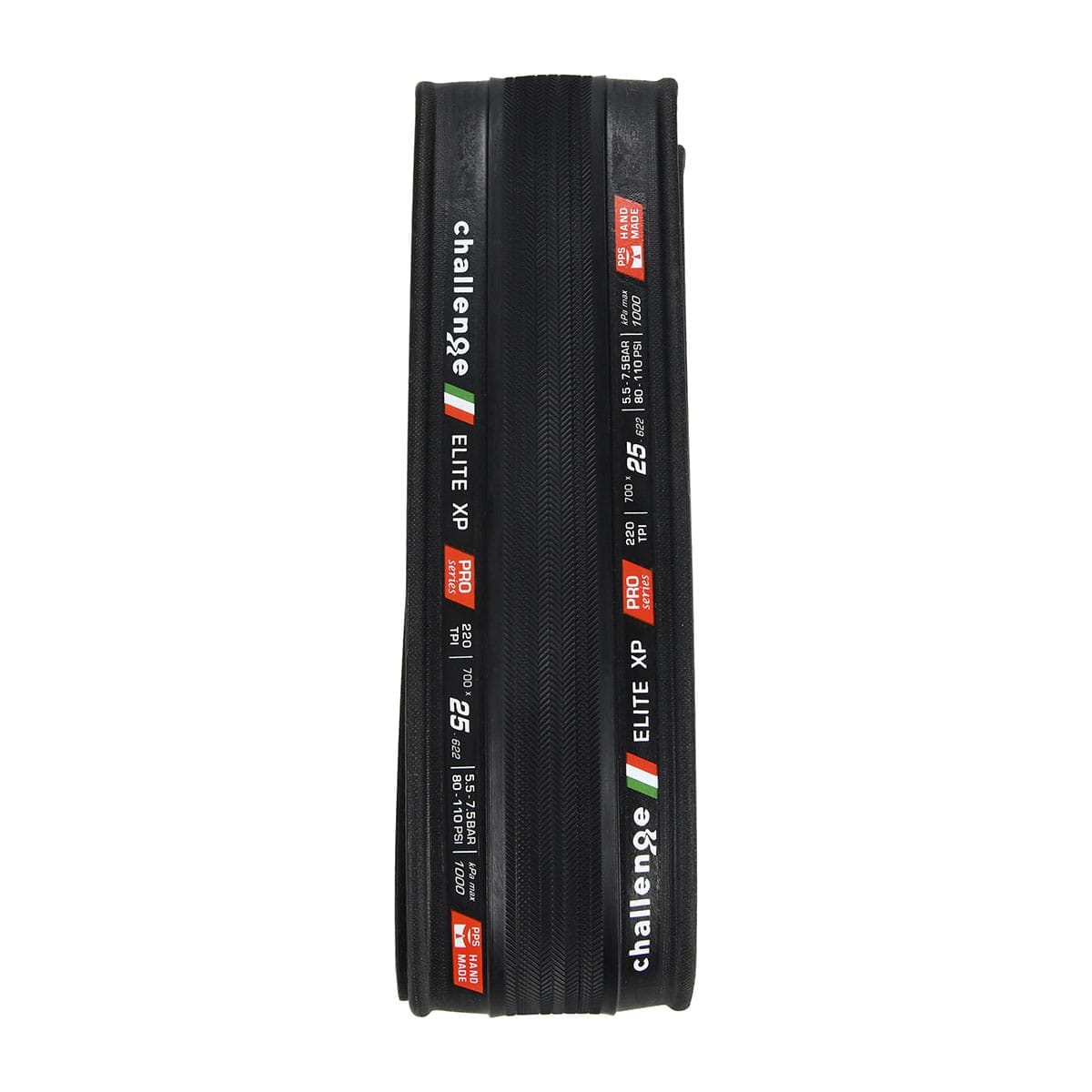 Däck CHALLENGE OPEN ELITE XP 700x25c TubeType Mjukt Svart