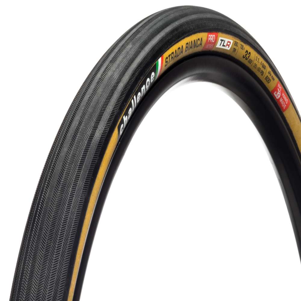 Dæk CHALLENGE OPEN STRADA BIANCA 700c Tubeless Ready Beige