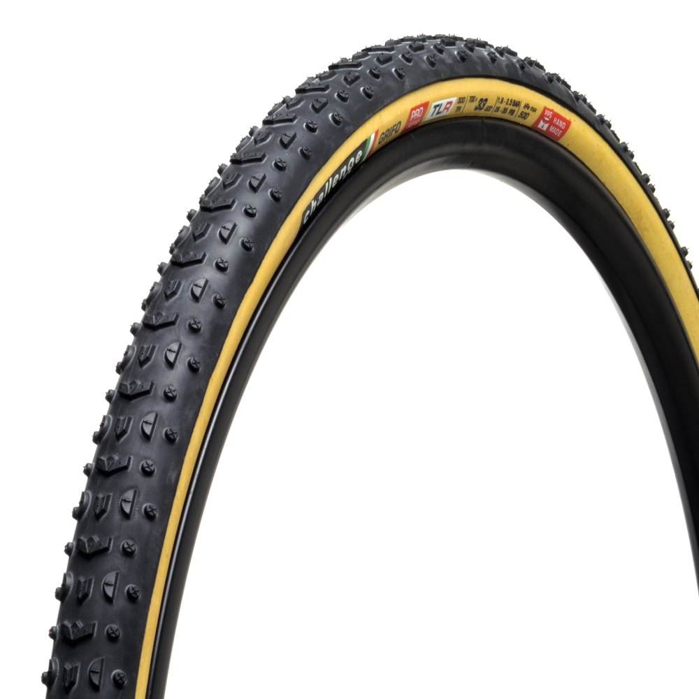 Ελαστικό CHALLENGE OPEN GRIFO 700x33c Tubeless Ready Μπεζ