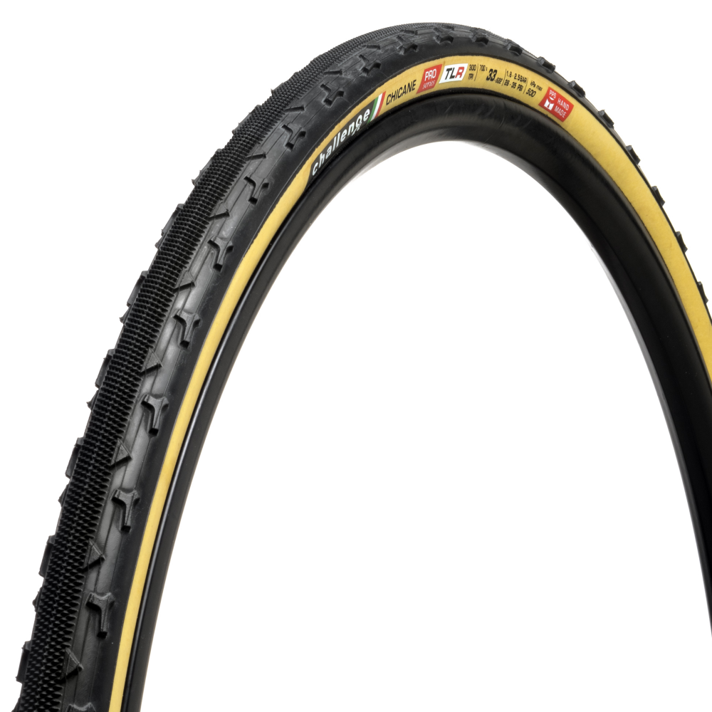 Ελαστικό CHALLENGE OPEN CHICANE 700x33c Tubeless Ready Μπεζ