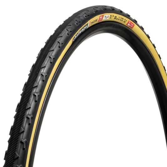 Plášť CHALLENGE OPEN CHICANE 700x33c Tubeless Ready Béžový