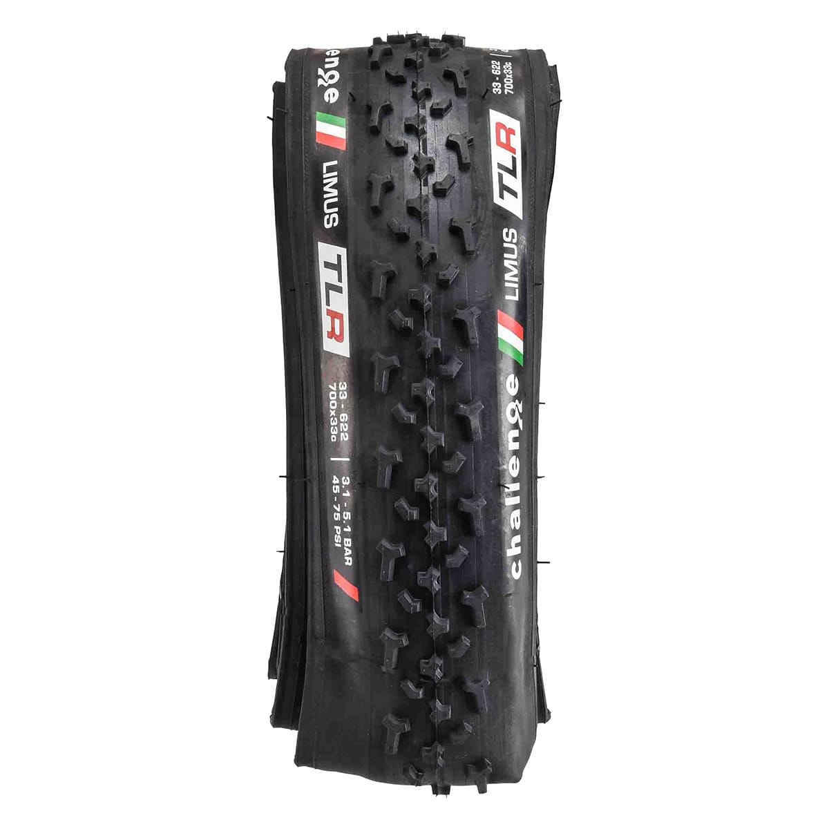 Dæk CHALLENGE LIMUS 700x33c Tubeless Ready Sort