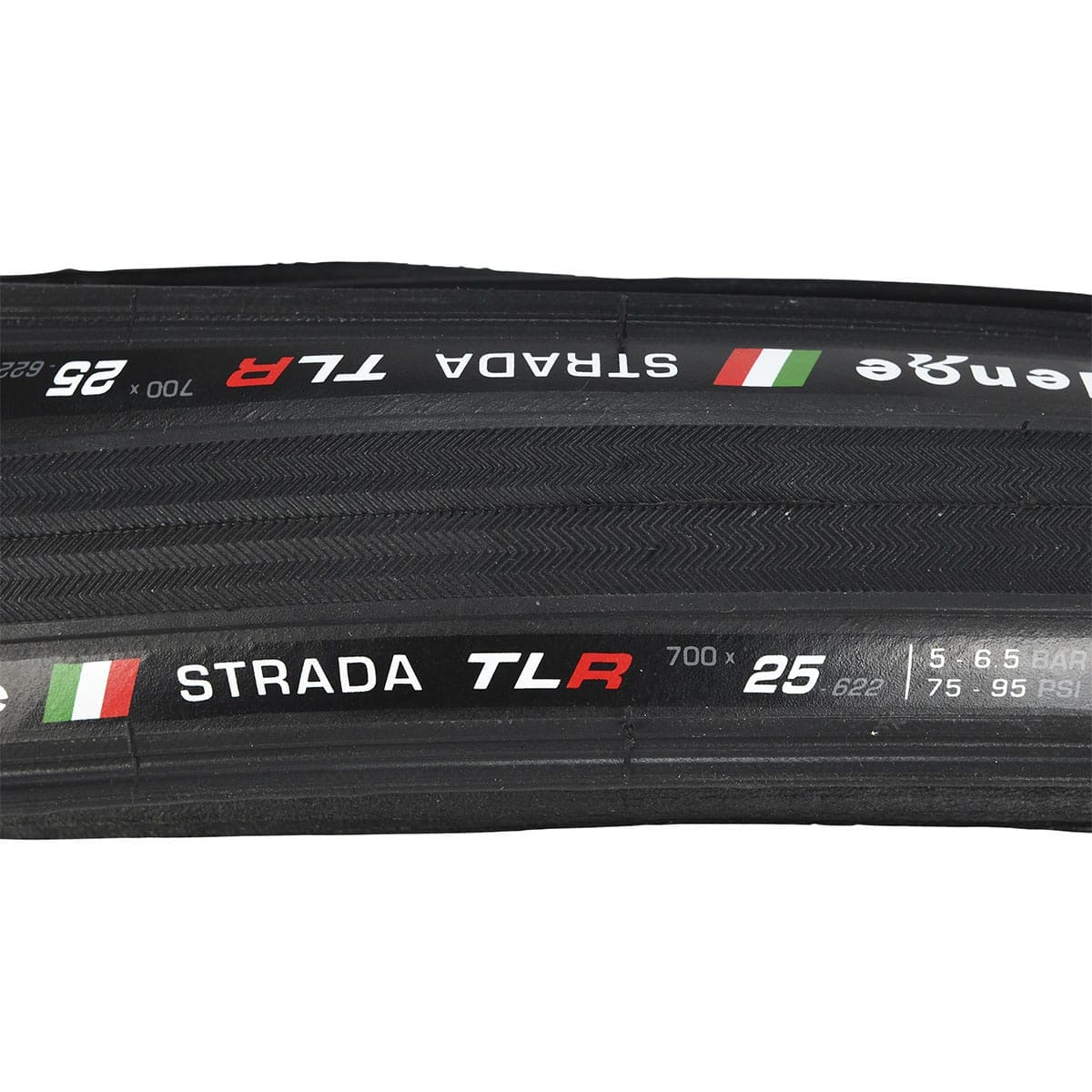 Dæk CHALLENGE STRADA 700x25c Tubeless Ready Foldbar Sort