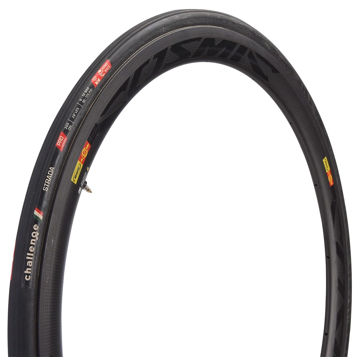 Rørdæk CHALLENGE STRADA PRO 700x25c Sort