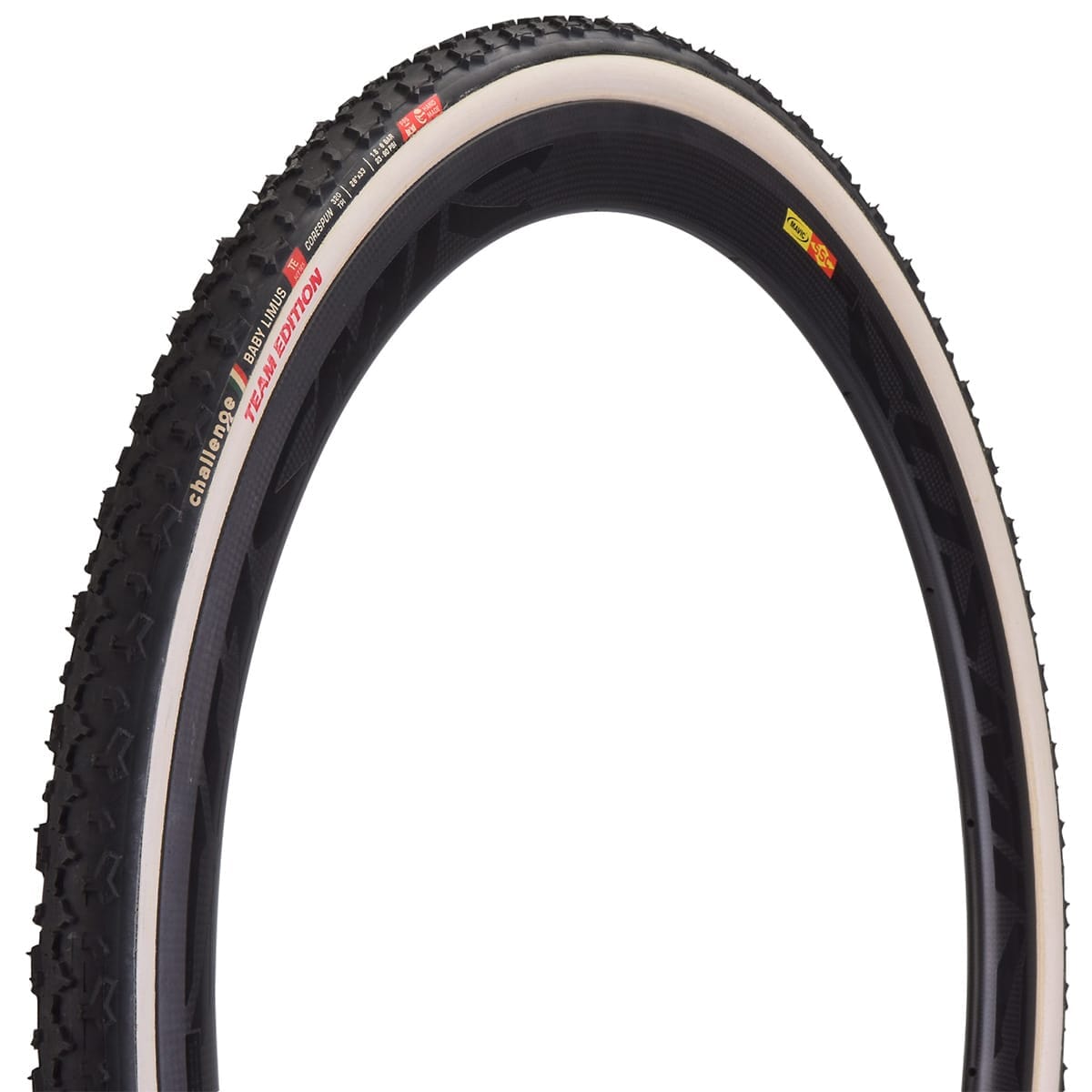 Tubulær CHALLENGE BABY LIMUS TEAM EDITION SOFT 700x33c Bland