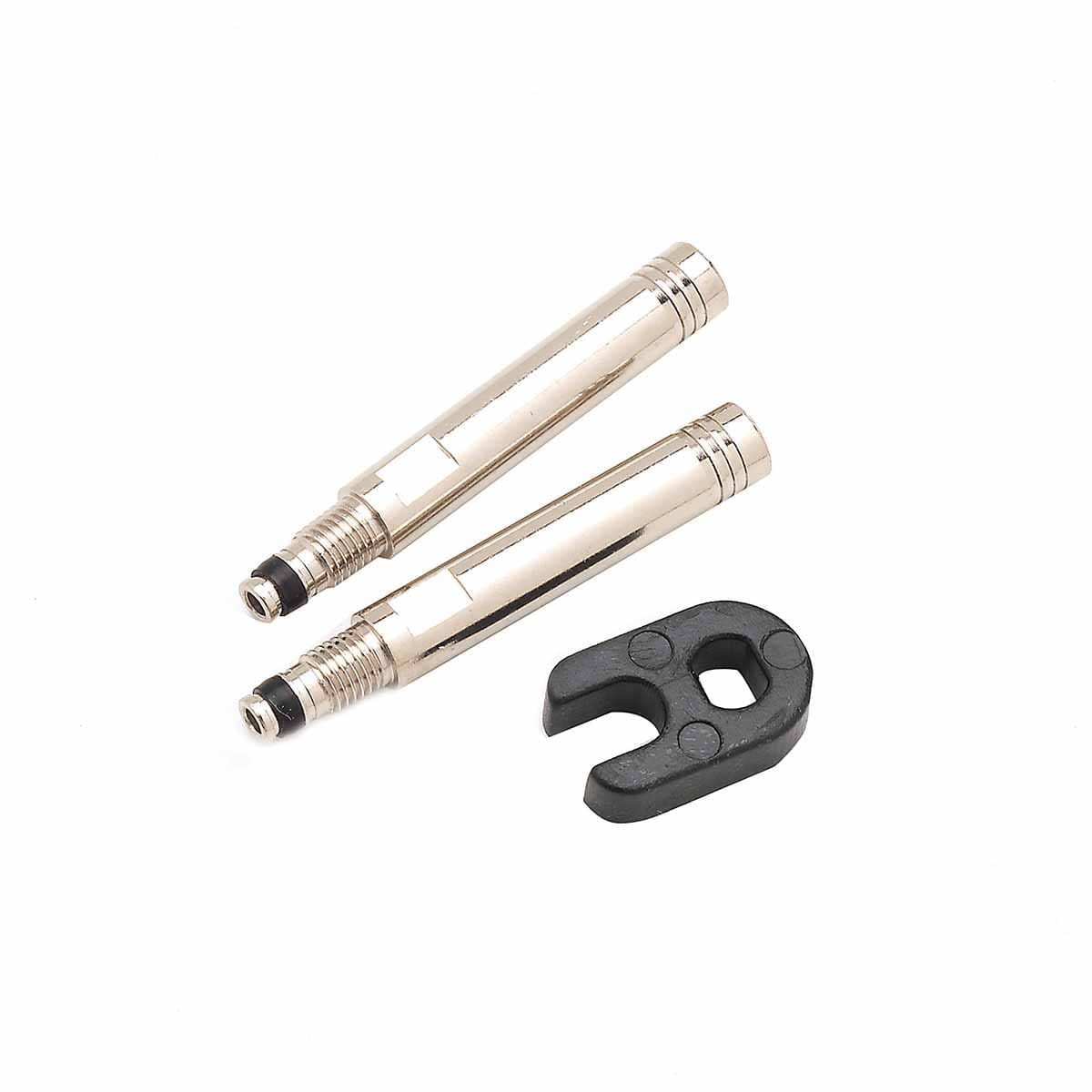 CHALLENGE Presta Valve Extenders 30 mm Silver (x2)