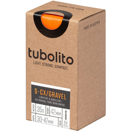 Sisärengas TUBOLITO S-TUBO CX/gravel 700x 30/47 Presta 42mm Oranssi