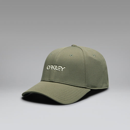 OAKLEY 6 PANEL STRETCH METALLIC Cap Khaki