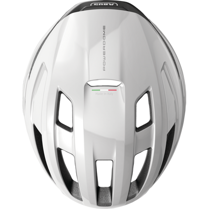 Šosejas ķivere ABUS POWERDOME Balta