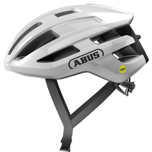 Road Helmet ABUS POWERDOME MIPS Brilliant White