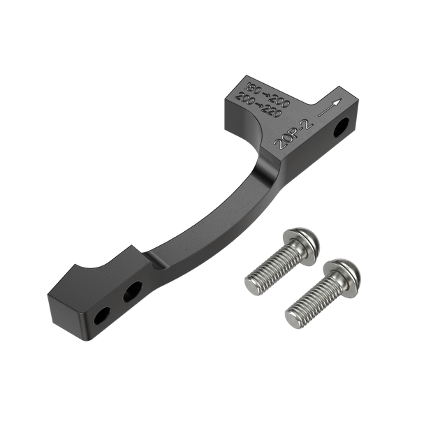 Front / Rear PM / PM Caliper Adaptor SRAM P2 200/220mm Discs (+20mm) + Stainless Steel Hardware