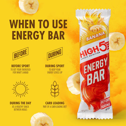 Energinis batonėlis HIGH5 ENERGY BAR (55 g) Bananas