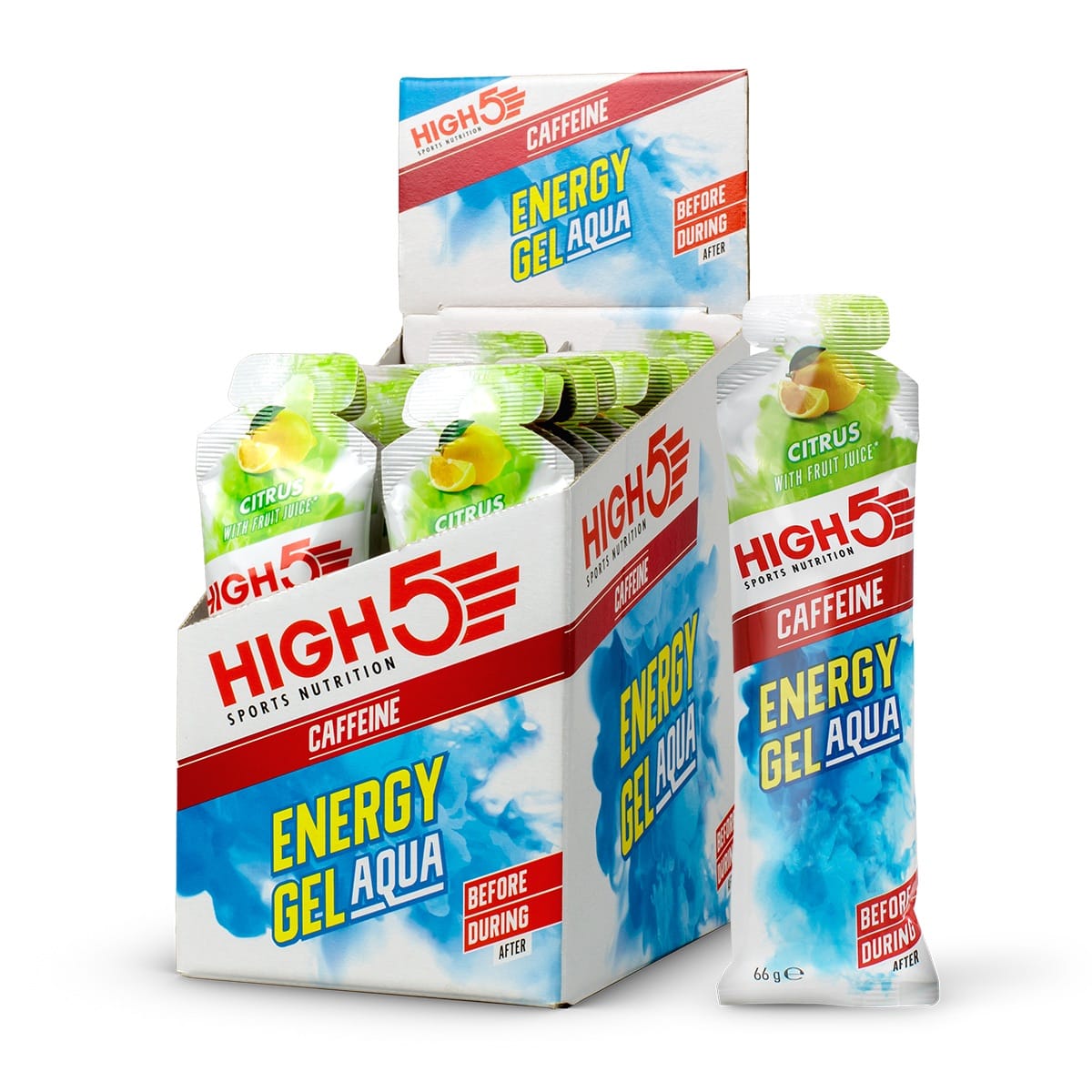 Żel Energetyczny HIGH5 ENERGY GEL Aqua Caffeine (66 g) Cytryna
