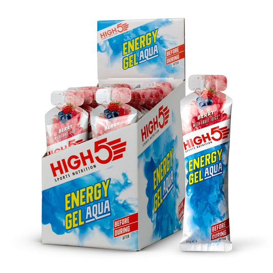 HIGH5 ENERGY GEL Aqua Energy Gel (66g) Red Berries