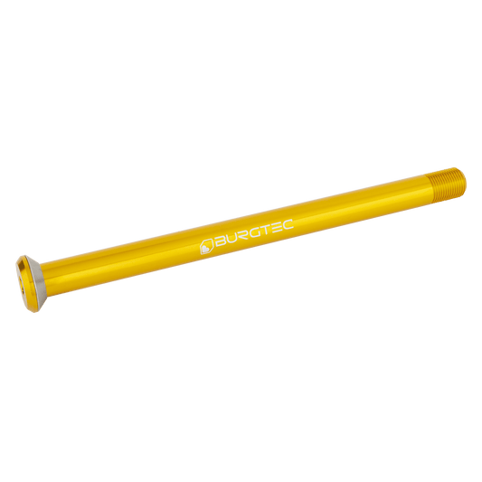 Bakhjulsaxel BURGTEC 172mm för Specialized-ramar Guld