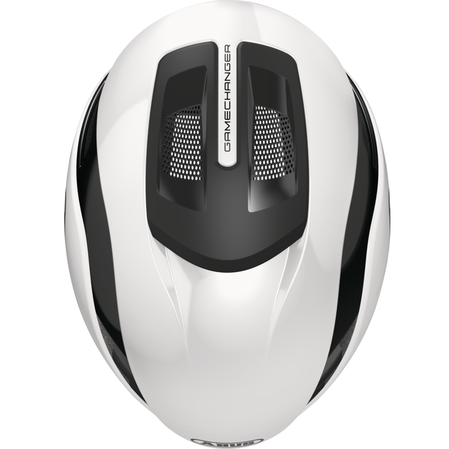 ABUS GAMECHANGER 2.0 MIPS Shiny White Road Helmet