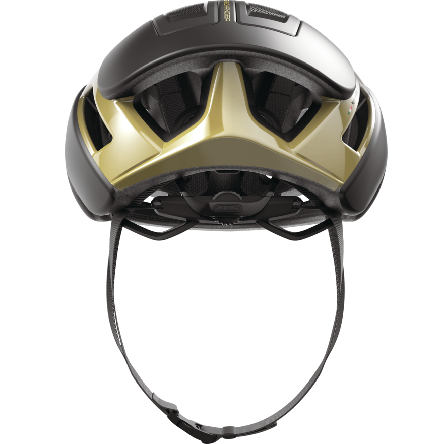 ABUS GAMECHANGER 2.0 Black/Gold Road Helmet