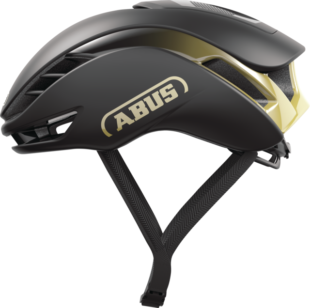 ABUS GAMECHANGER 2.0 Black/Gold Road Helmet