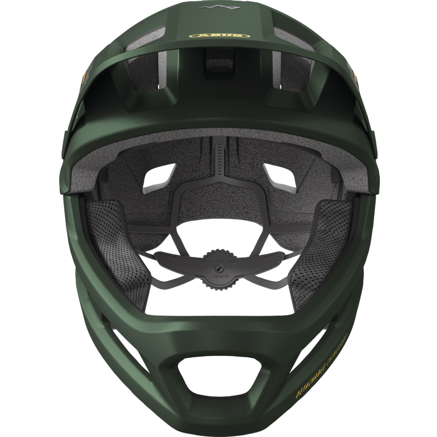 Helm MTB ABUS YOUDROP FF Junior Moss Groen