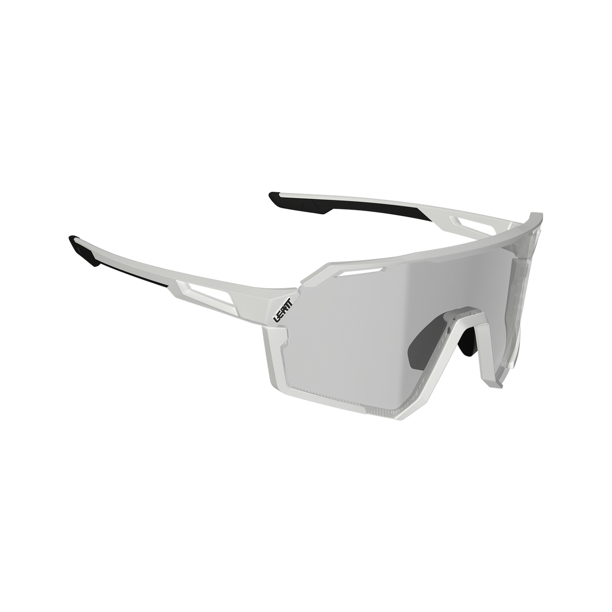 LEATT RIDEVIZ PRO SMALL Glasses White Iriz Silver Lens