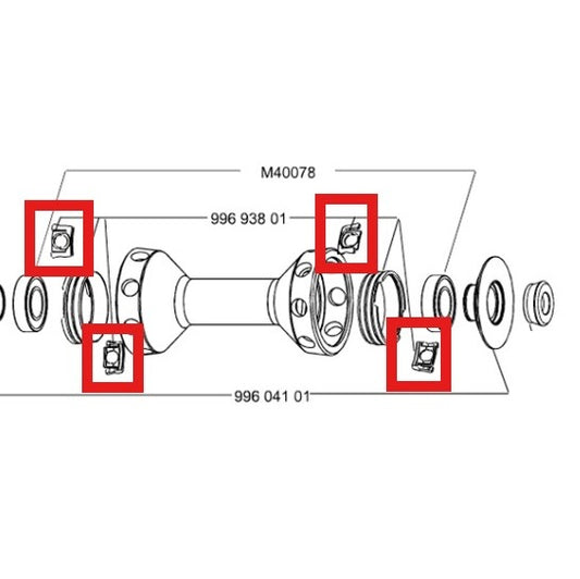 Kit 2 Ringen + Clips MAVIC TRACOMP Zilver