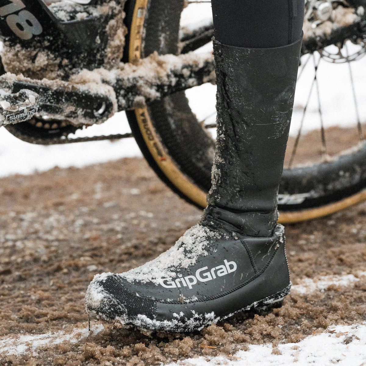Couvre-Chaussures GRIPGRAB AQUASHIELD WATERPROOF WINTER ROAD Noir
