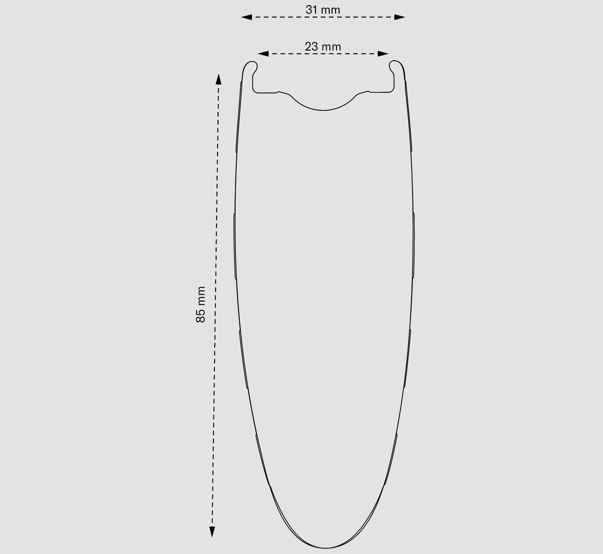 Par SCOPE Artech 8.T Tubeless Ready-hjul (Centerlock) sort