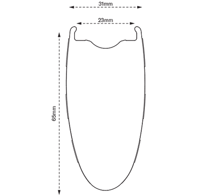 Par koles SCOPE Artech 6 Tubeless Ready (Centerlock) črn