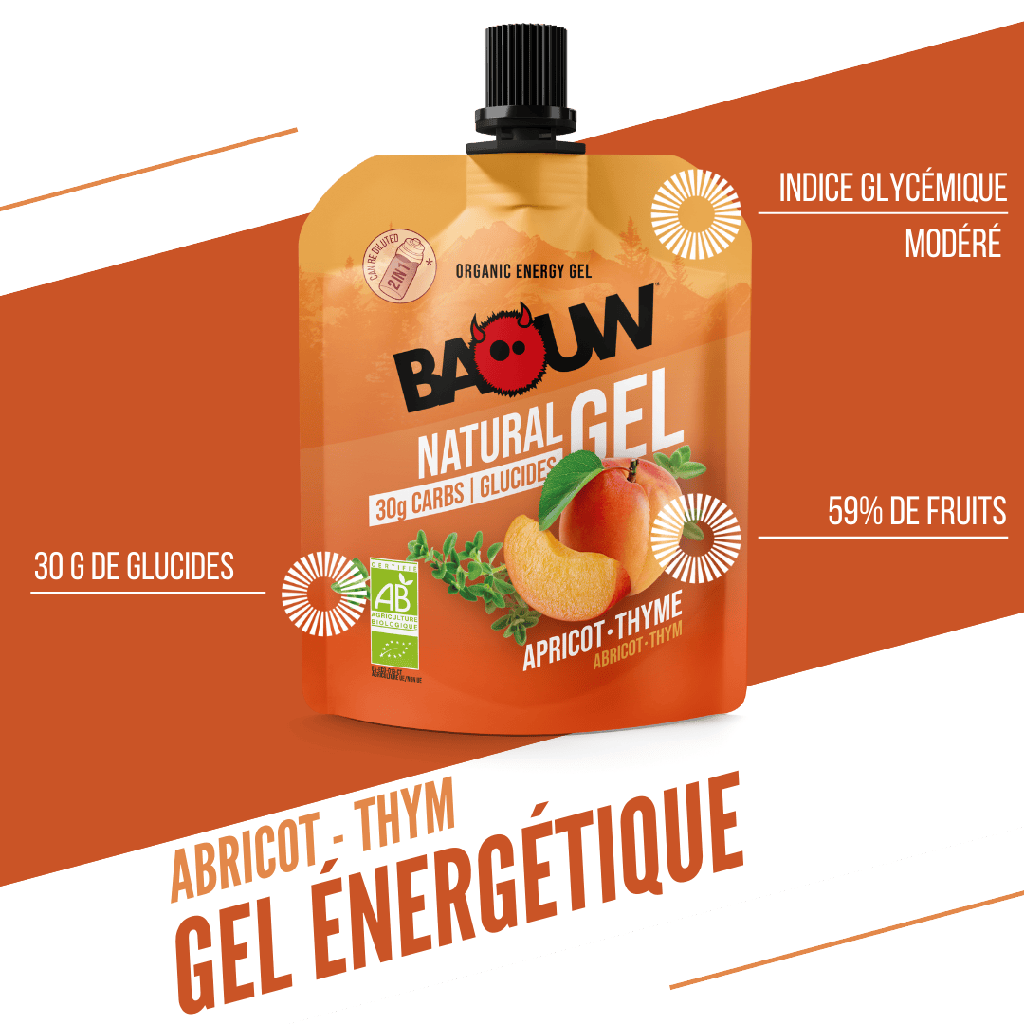 Energetický gel BAOUW BIO Meruňka-Tymián (85 g)