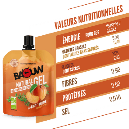 Energiegel BAOUW BIO Abrikoos-Tijm (85g)