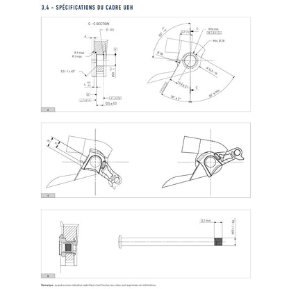 CAMPAGNOLO UDH Hanger for Super Record WRL 13-Speed Mounting