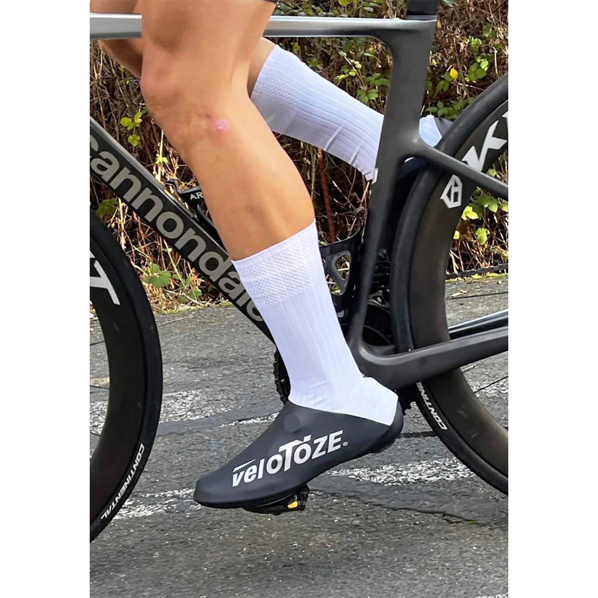 Návlek na boty VELOTOZE AERO Černá/Bílá