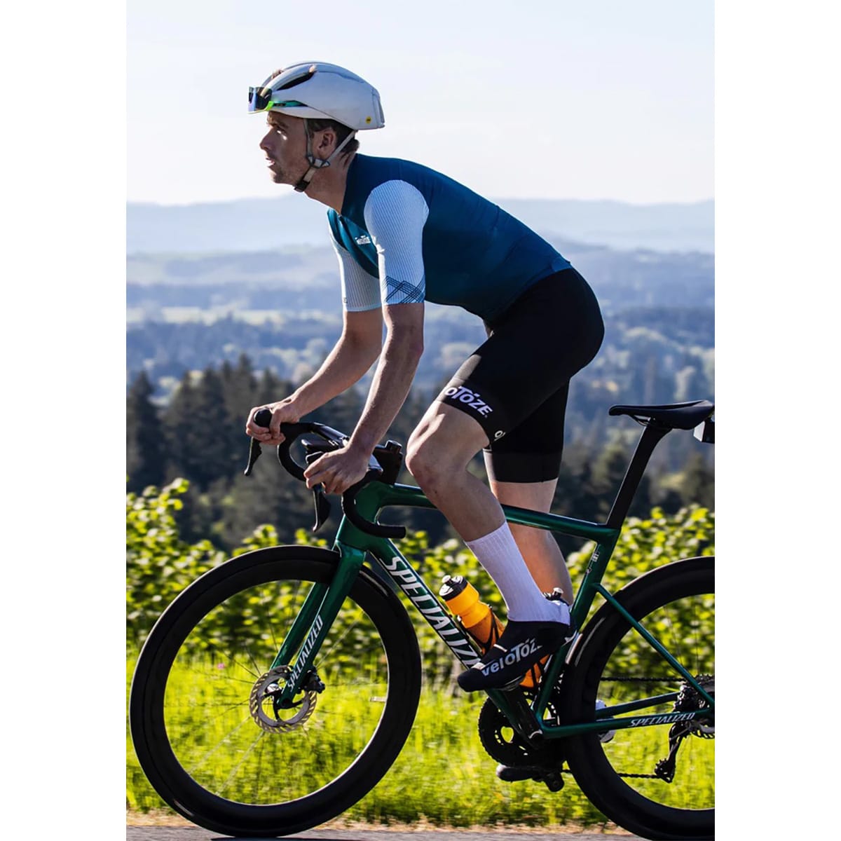 Návlek na boty VELOTOZE AERO Černá/Bílá