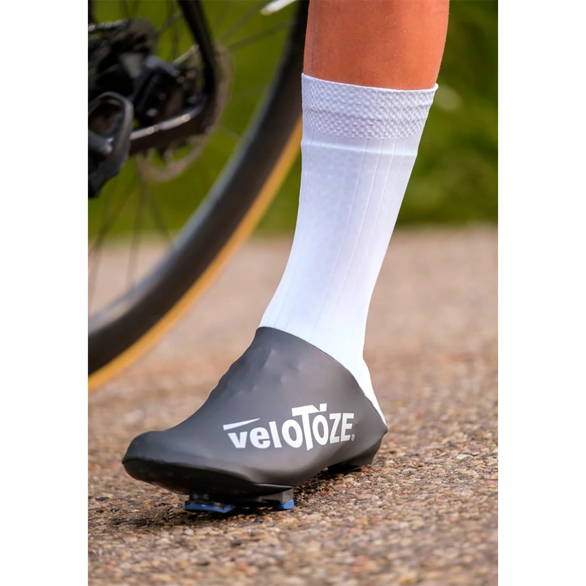 Návlek na boty VELOTOZE AERO Černá/Bílá