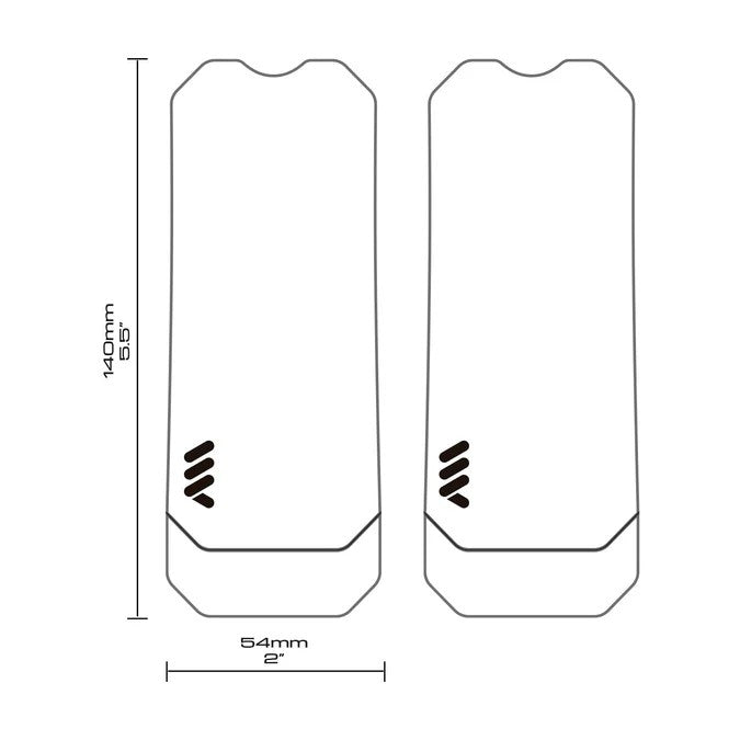 Adhesive Chainset Protection ALL MOUNTAIN STYLE Black