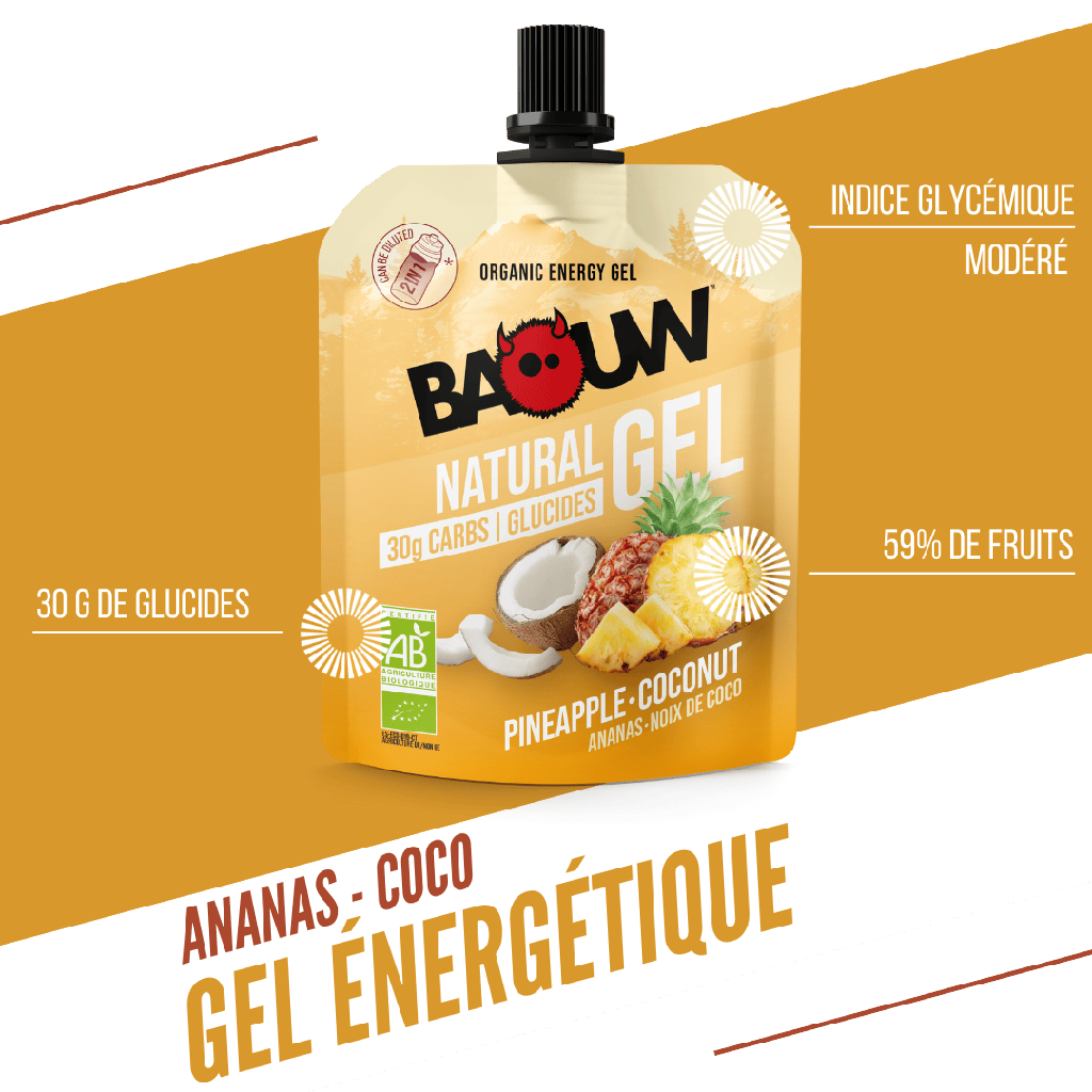 BAOUW BIO Pineapple/Coconut Energy Gel (85g)