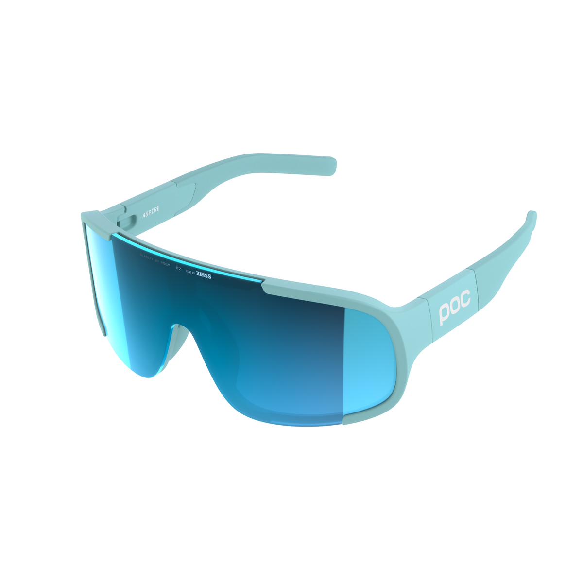 POC ASPIRE Glasses Indicolite Blue Clarity Universal Sunny Turquoise Lens