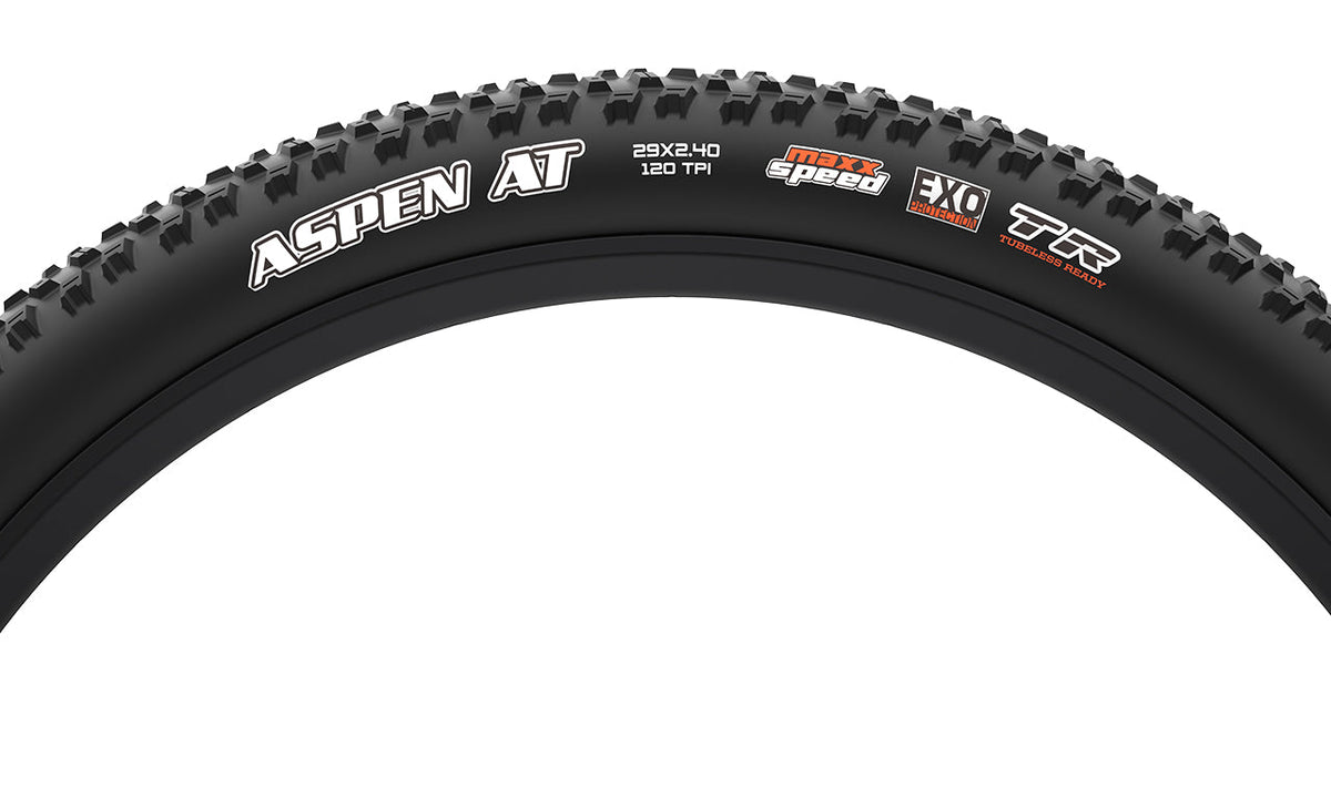 MAXXIS ASPEN AT tyre – sidewall / tread profile view