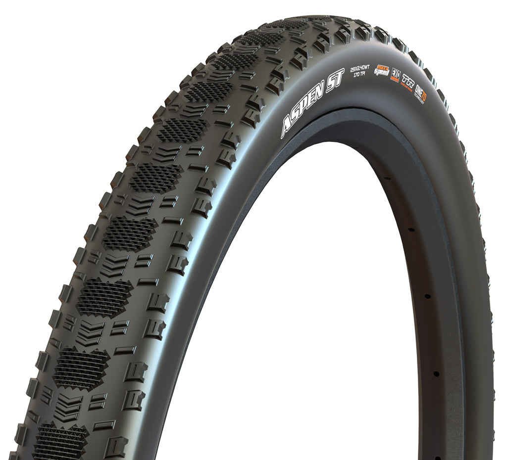 Ελαστικό MAXXIS ASPEN ST 32x2.15 EXO HYPR-X Tubeless Ready εύκαμπτο μαύρο
